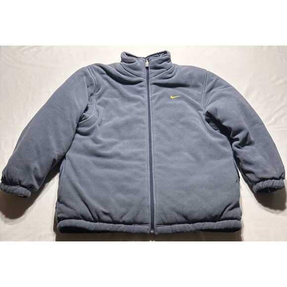 Nike Reversible Youth Boys Winter Jacket Size Large 14-16 Full Zip *MISSING HOOD - Picture 3 of 15